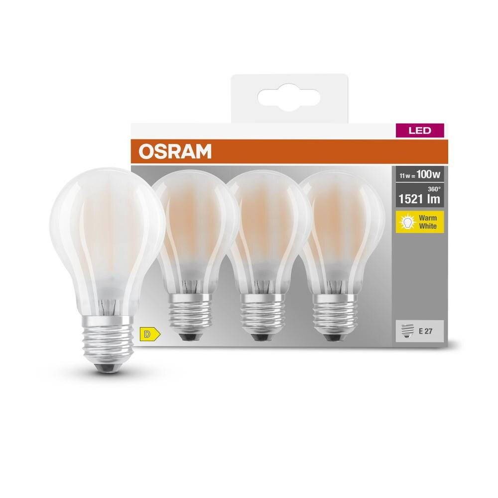 4058075592513 LED EEK D A - G E27 Glühlampenform 11 W 100 Warmweiß O x L 60
