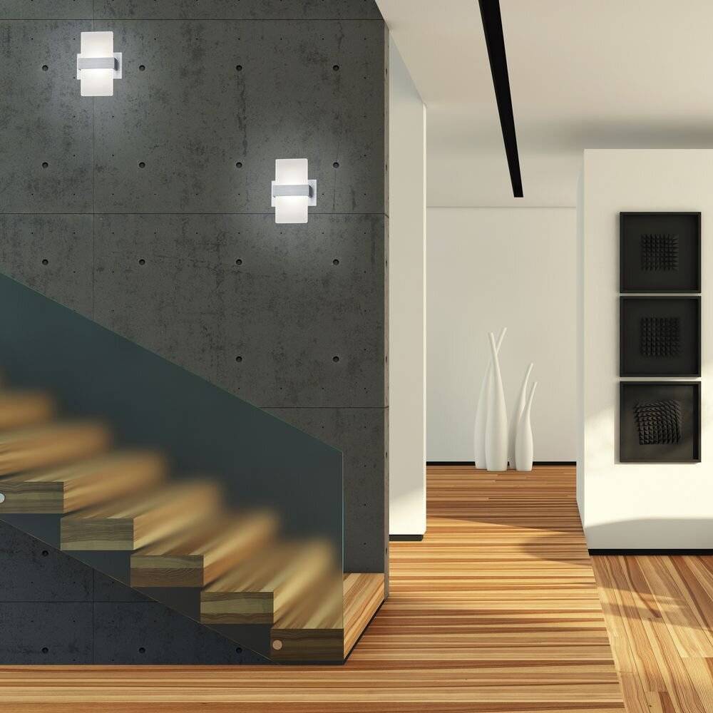 274670105 LED-Wandl.PLATON 1x4.5W OSRAM LED/3000K/430Lm mit Schalter