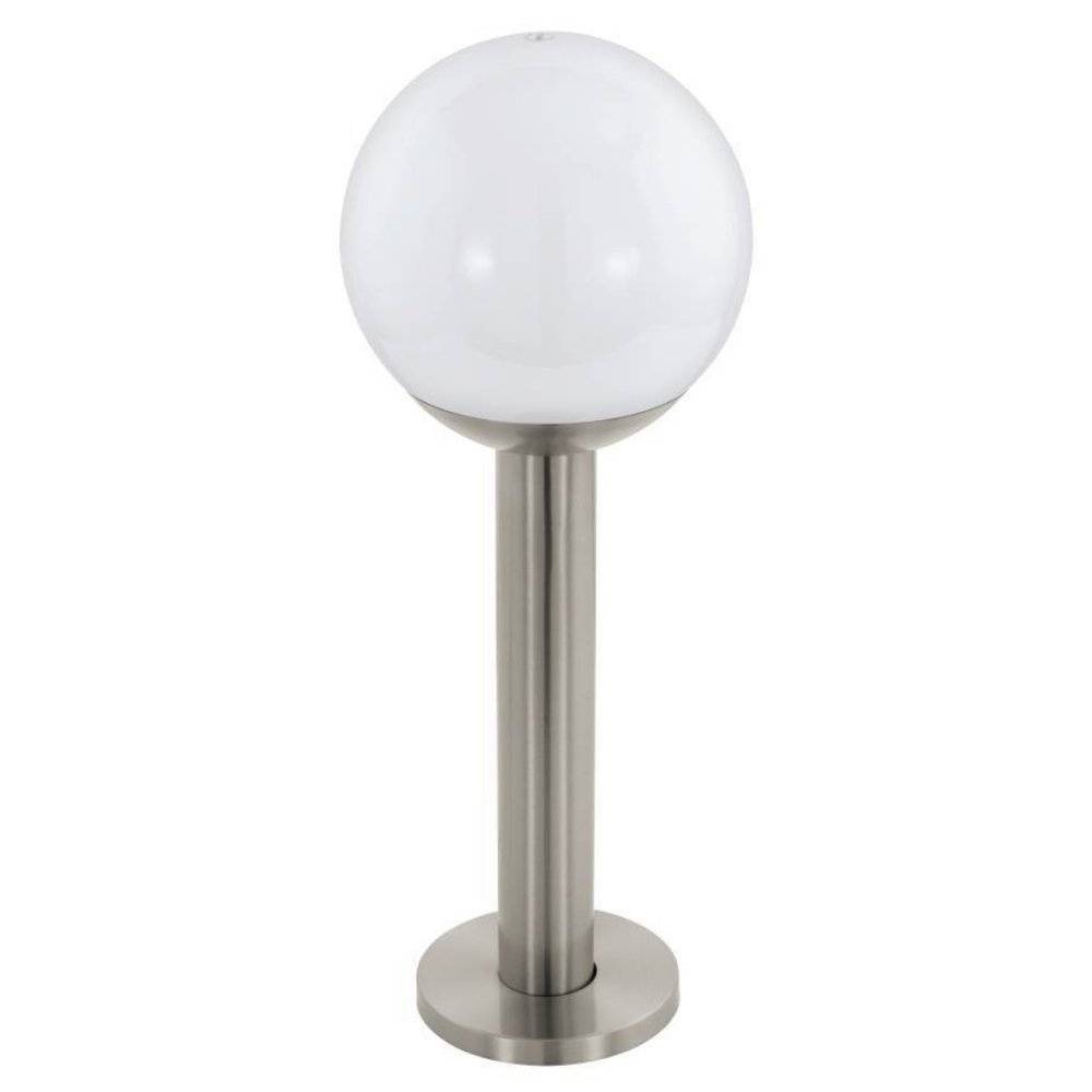 EGLO Nisia-Z - Außensockel-/Pfostenbeleuchtung - Edelstahl - Weiß - Kunststoff -