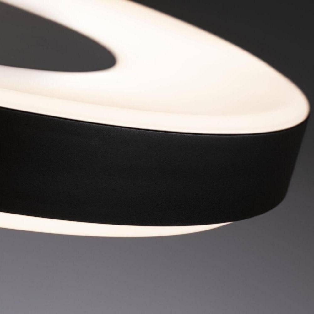 LED Pendelleuchte Puric Pane in Schwarz 2x 12,5W 1100lm