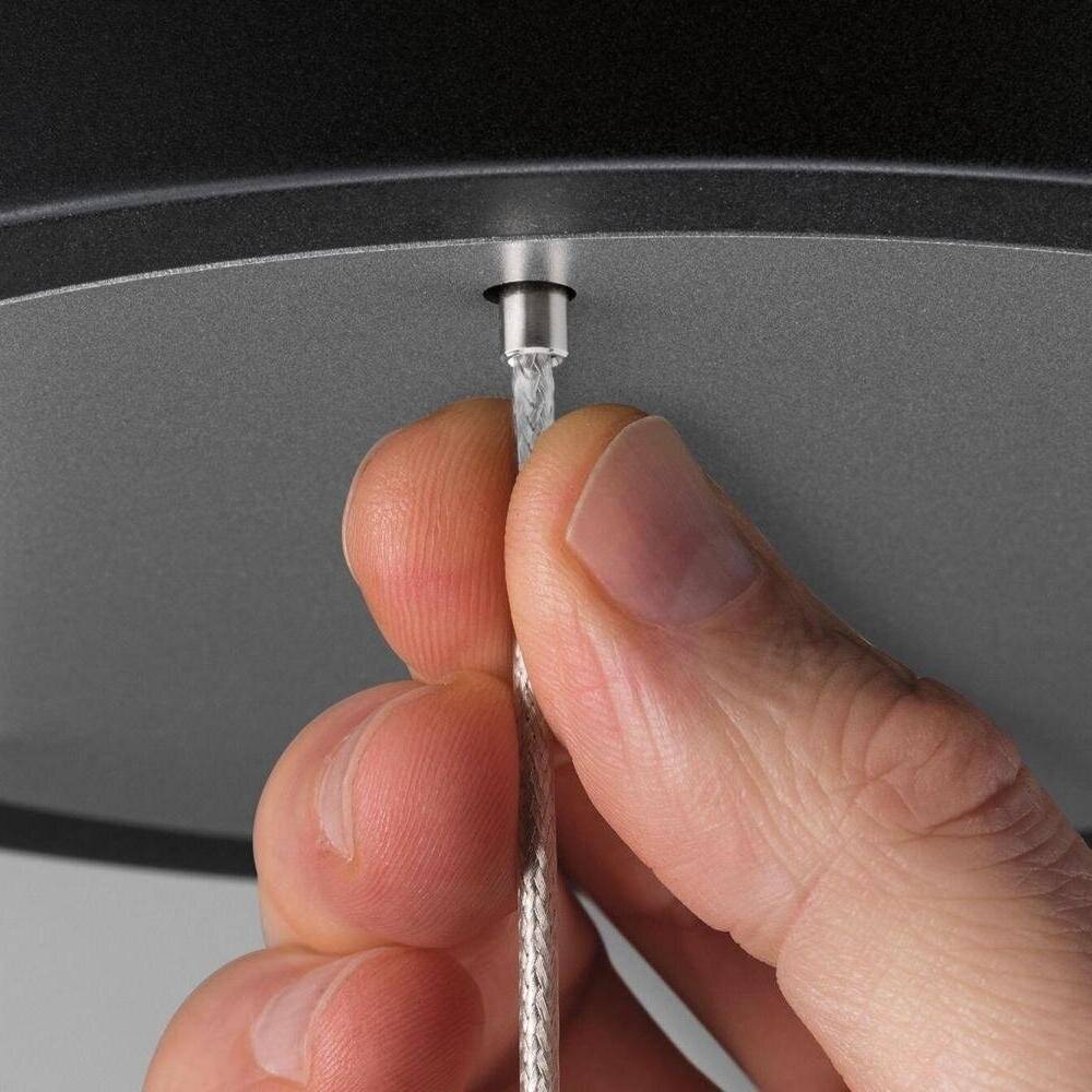 LED Pendelleuchte Puric Pane in Schwarz 2x 12,5W 1100lm