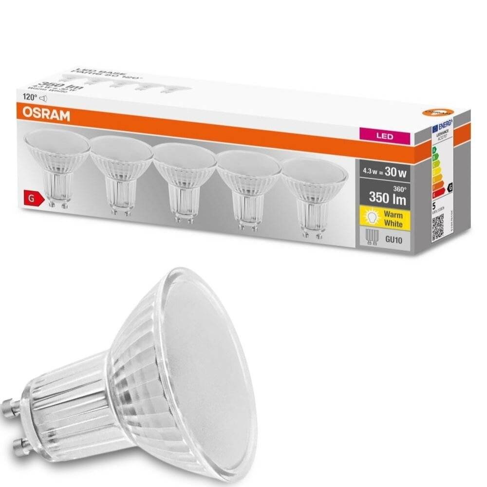 4058075466579 LED monocolore ERP G A - GU10 Riflettore 4.3 W 50 Bianco
