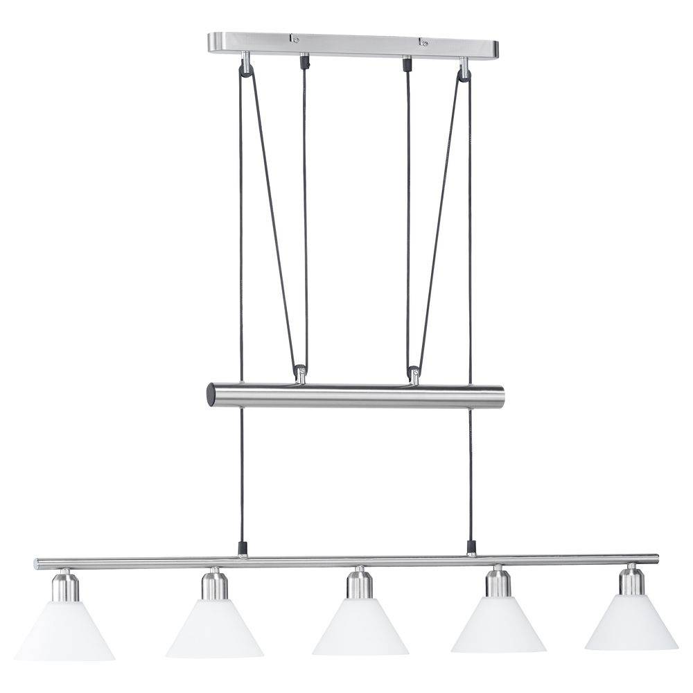 Pendelleuchte mattnickel 3751051-07 E14 L 1000 H 1600mm