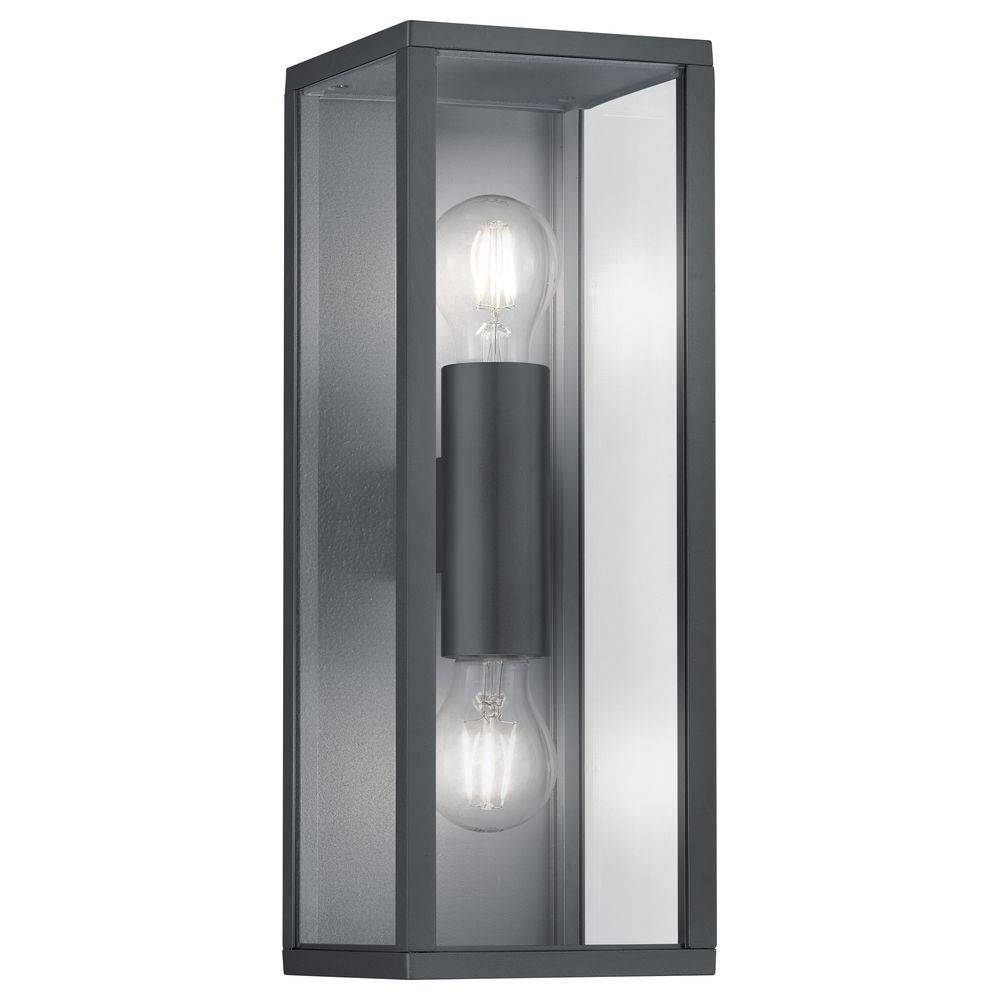 Aussen-Wandleuchte IP44 Alu-Guss anth 201860242