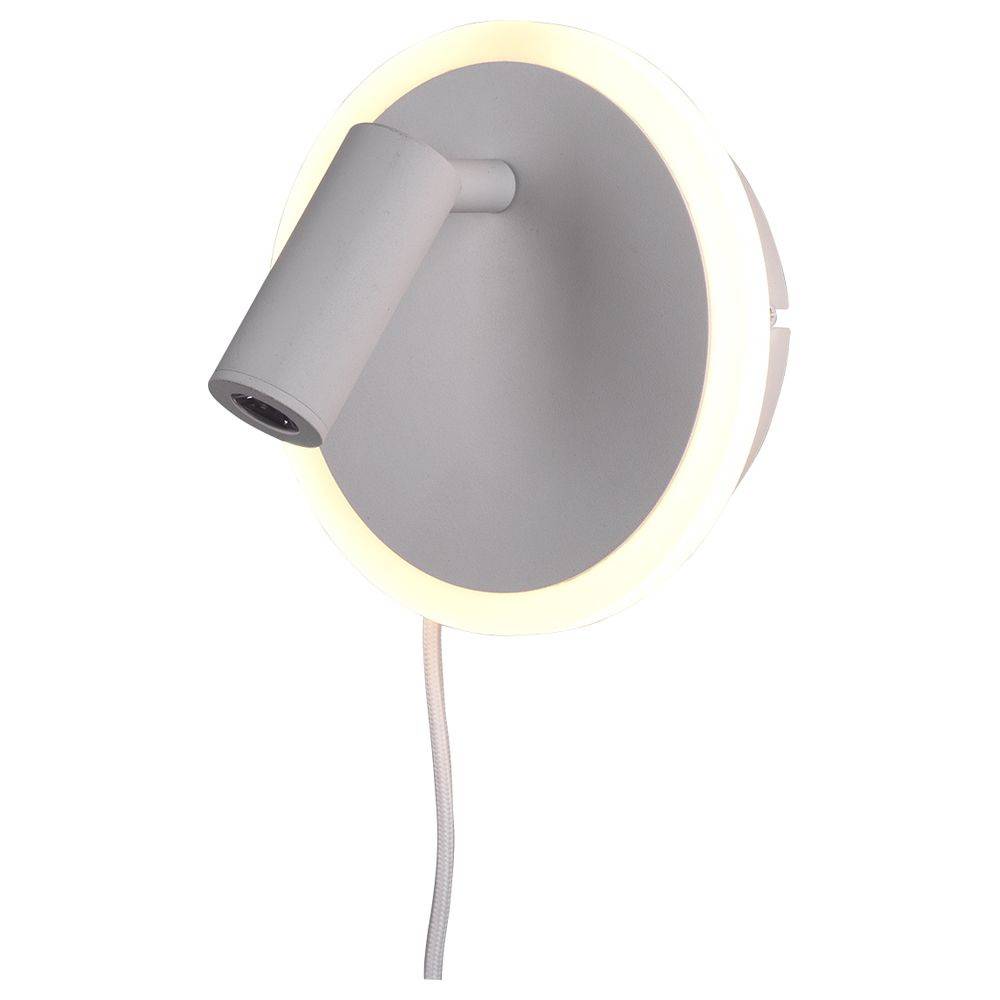 Trio 229210231 LED-Wandleuchte JORDAN 5W+2W 500+200lm 3000K D150 T120 weiß