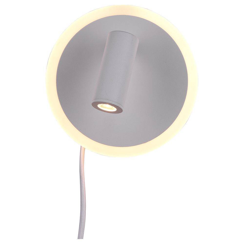 Trio 229210231 LED-Wandleuchte JORDAN 5W+2W 500+200lm 3000K D150 T120 weiß