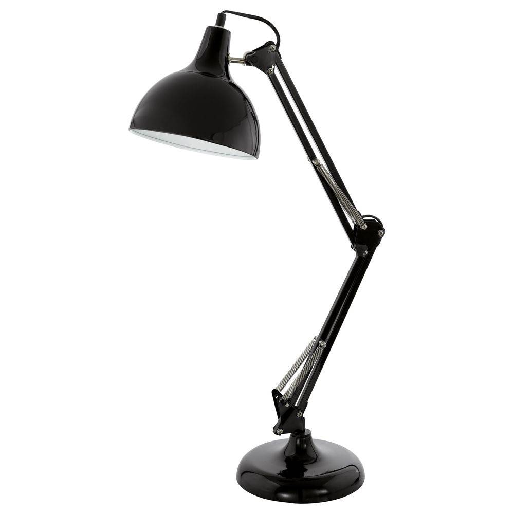 Tischleuchte, retro, 710mm, schwarz