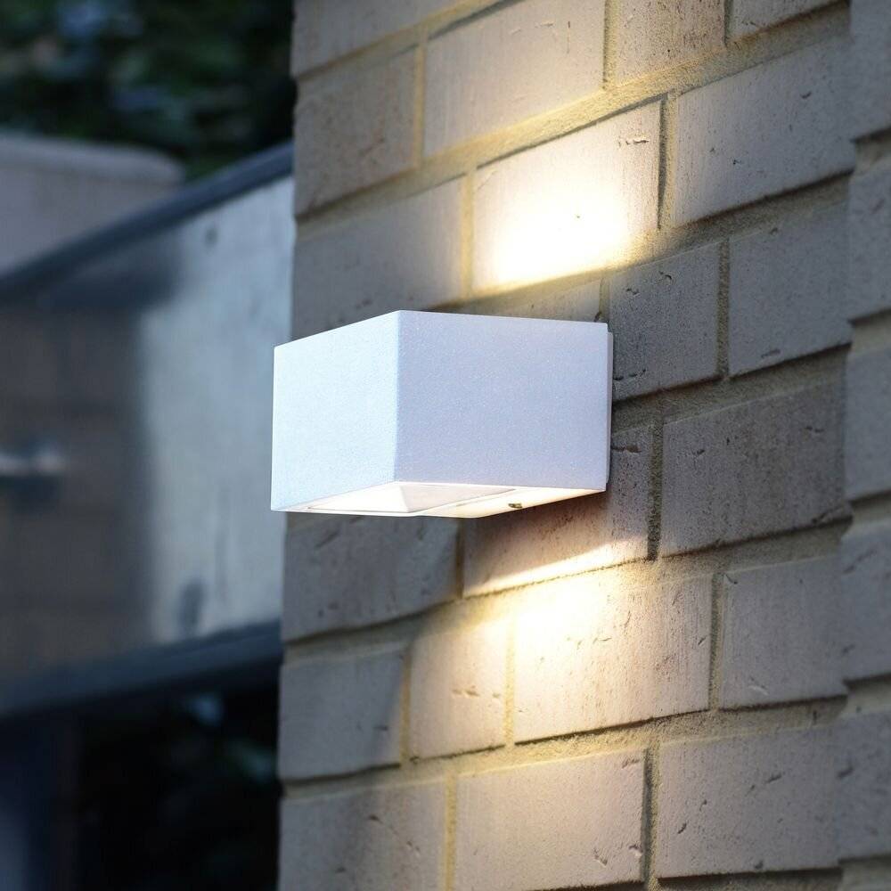 LED Wandleuchte Gemini in Weiß 11W 500lm IP54