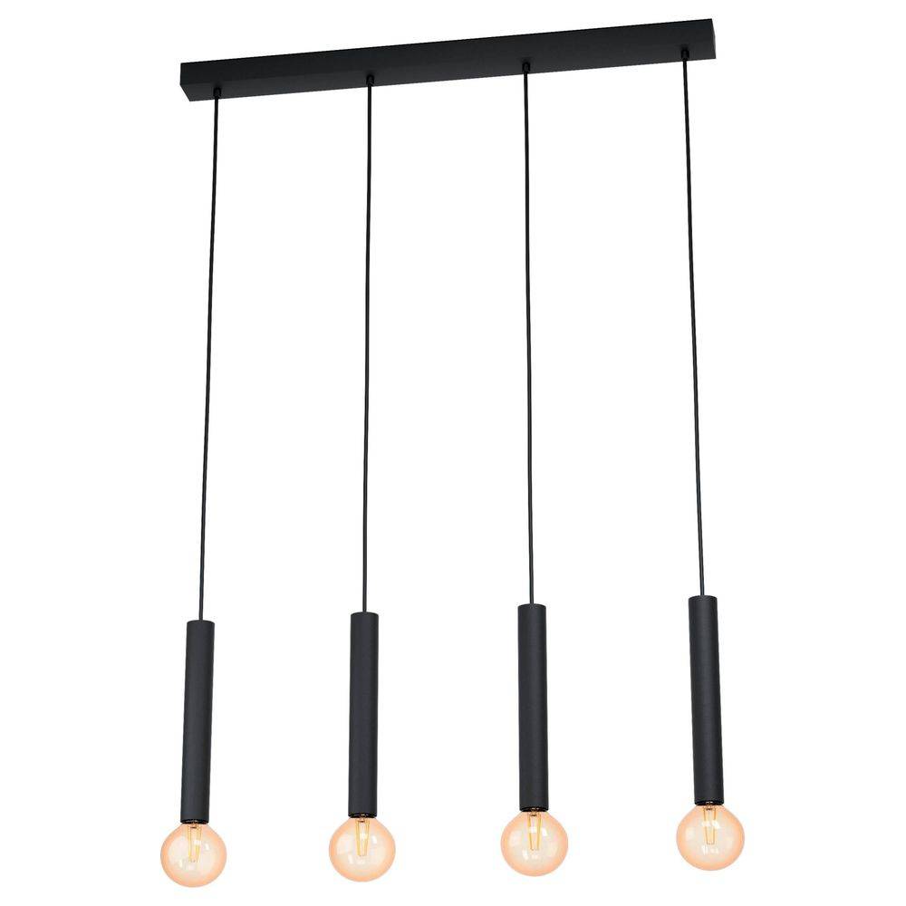 EGLO CORTENOVA - Schwarz - Schwarz - Stahl - IP20 - I - 4 Glühbirne(n)