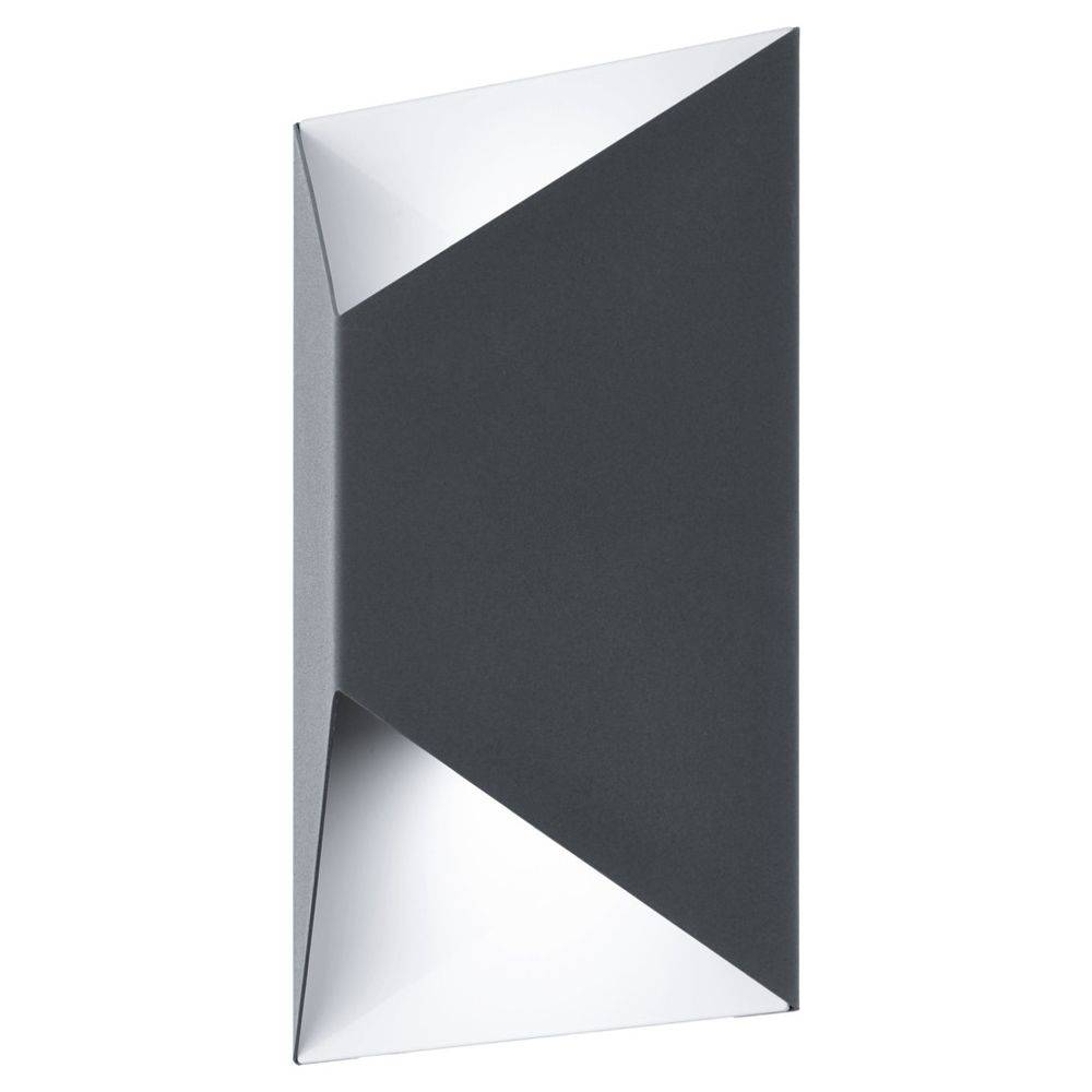 EGLO LEUCHTEN LED-Wandleuchte 2 Anthrazit weiss PREDAZZO