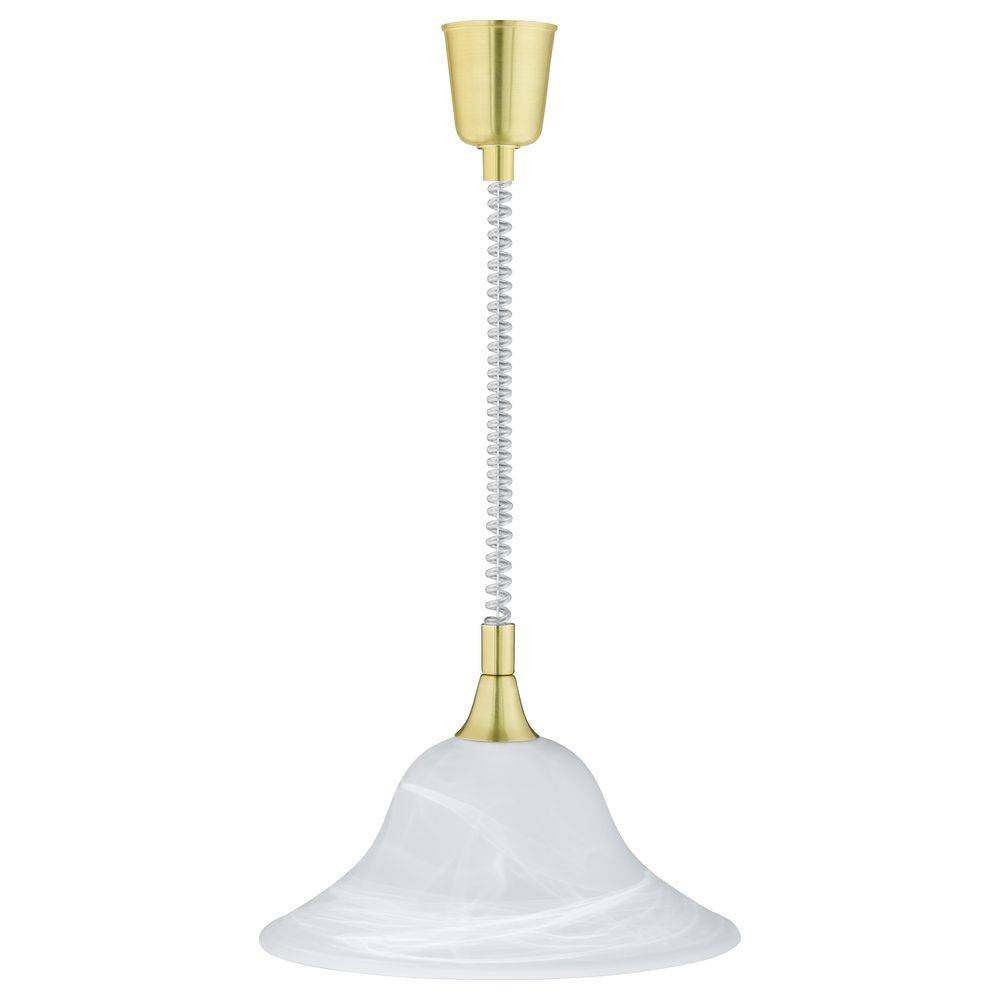 Viola - Flexible Halterung - Messing - Messing - Weiß - Metall - Glas - IP20