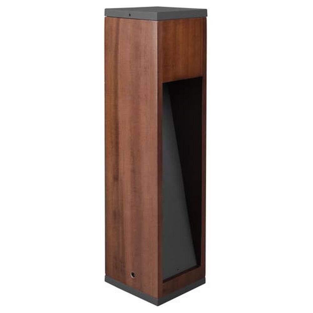 Wegeleuchte Canning in Natur-dunkel und Schwarz GU10 IP44 400mm