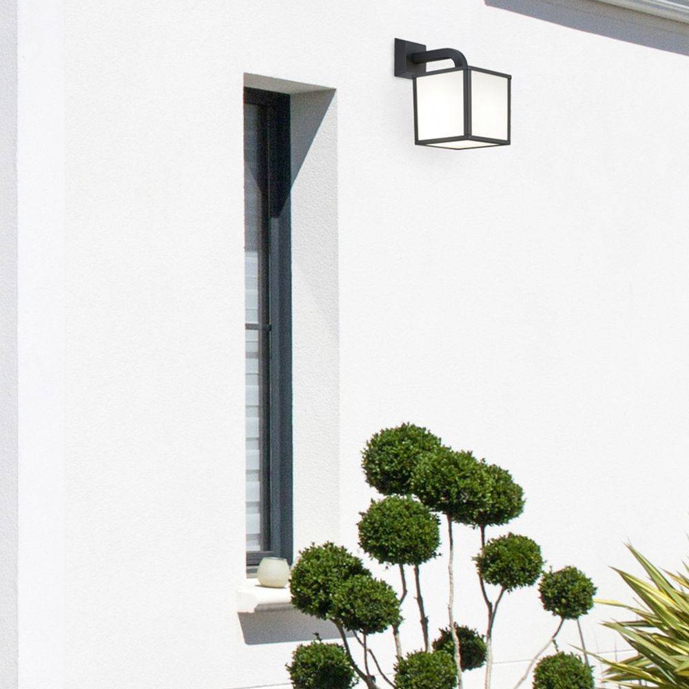 221560142 Aussen-Wandl.CUBANGO 1xE27/6W/3000K/470Lm 18x28cm Ausl