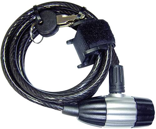 Security Plus SK 55 Kabelschloss Schwarz Schlüsselschloss