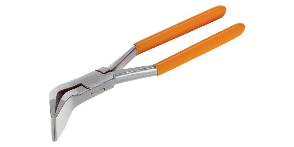 Falzzangen 0019440-60 Form gebogen 45° Länge 270 mm Maulbreite 60 mm