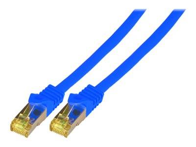 EFB RJ45 Patchkabel S/FTP,Cat.6A,LSZH,Cat.7 Rohk.,2m,blau