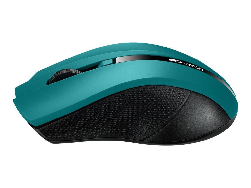 Canyon CNE-CMSW05G - Optisch - RF Wireless - 1600 DPI - Grün2.4GHz - USB 2.0