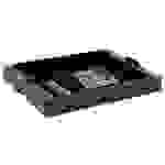 ESD Tray stapelbar, mit schwarzem Schaum, 550x346x43 mm, 25-CTR-EL