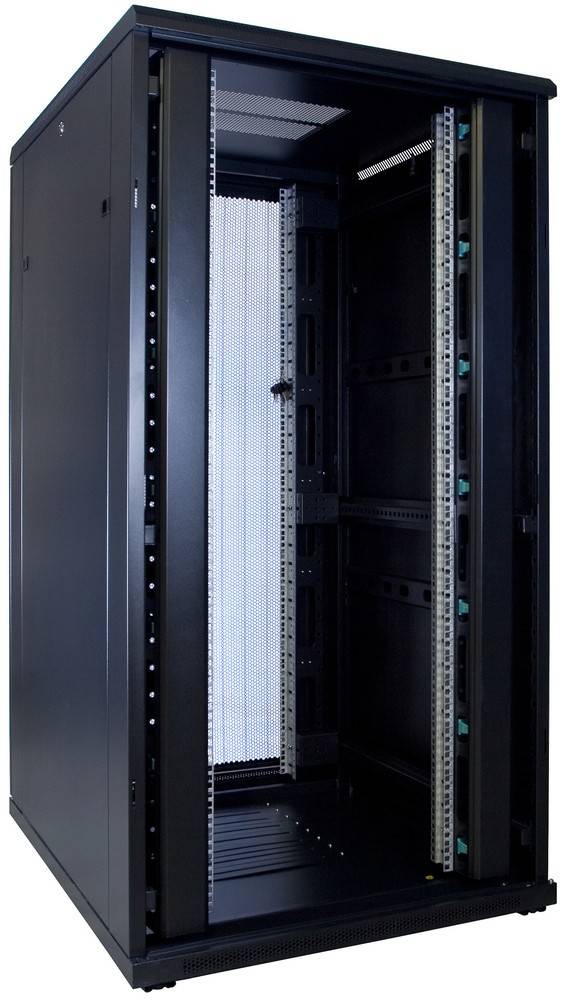 Danicom - 32 HE 19” Serverschrank, mit perforierter Fronttür (BxTxH) 800 x 1000 x 1600mm