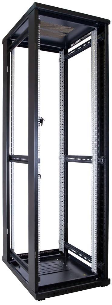 Danicom - 42 HE 19” Serverschrank, mit Glastür (BxTxH) 600 x 800 x 2000mm