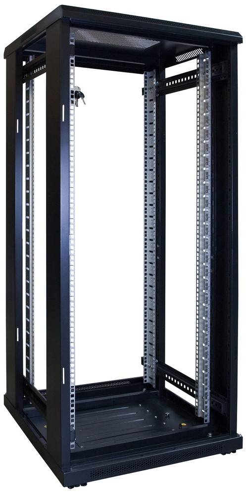 Danicom - 27 HE 19” Serverschrank, mit Glastür (BxTxH) 600 x 600 x 1400mm