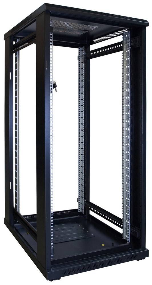 Danicom - 27 HE 19” Serverschrank, mit perforierter Fronttür (BxTxH) 600 x 800 x 1400mm