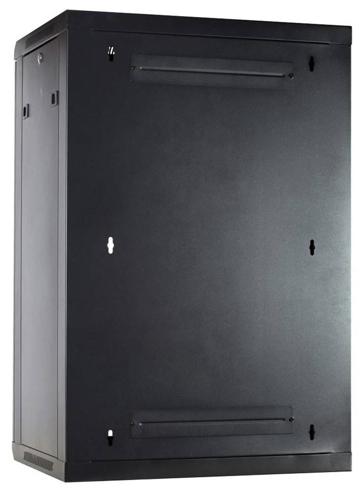 Danicom - 18 HE Serverschrank, Wandgehäuse, mit Glastür (BxTxH) 600 x 450 x 900 mm