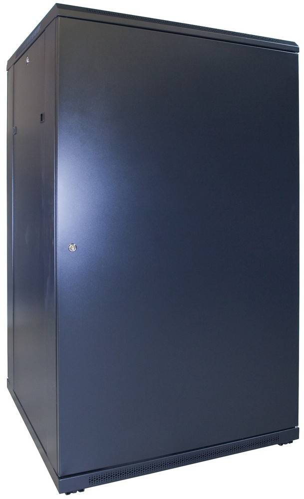 Danicom - 27 HE 19” Serverschrank, mit Glastür (BxTxH) 800 x 800 x 1400mm