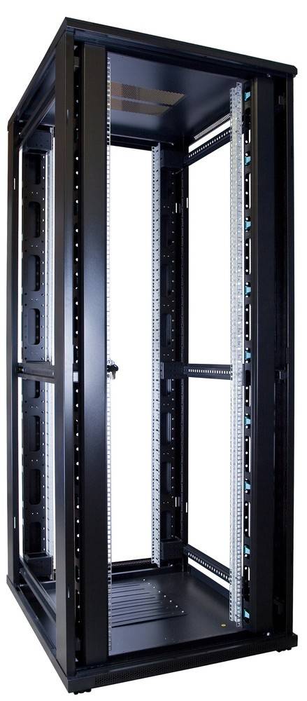 Danicom - 42 HE 19” Serverschrank, mit Glastür (BxTxH) 800 x 1000 x 2000mm