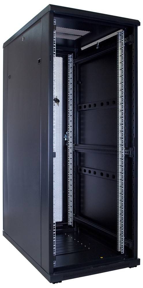 Danicom - 32 HE 19” Serverschrank, mit perforierter Fronttür (BxTxH) 600 x 1000 x 1600mm