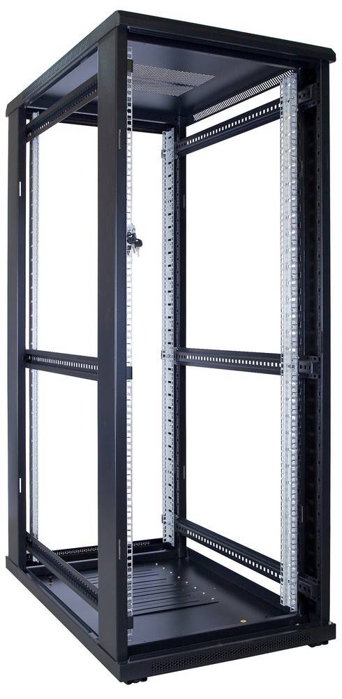 Danicom - 32 HE 19” Serverschrank, mit perforierter Fronttür (BxTxH) 600 x 1000 x 1600mm