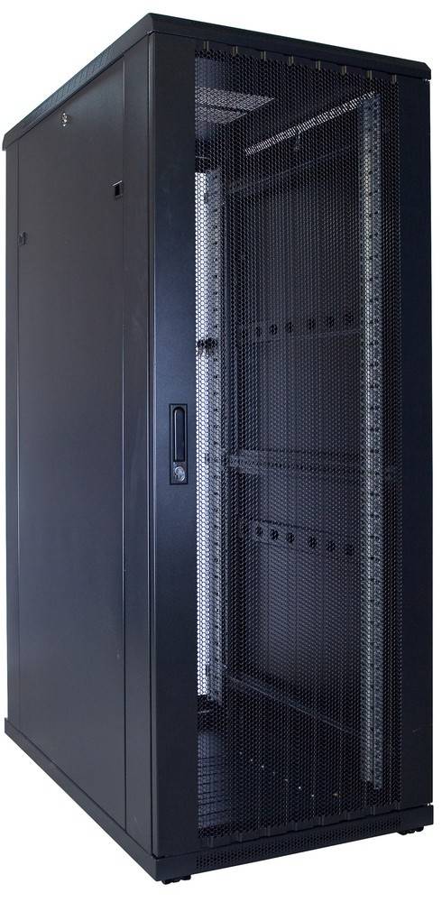 Danicom - 32 HE 19” Serverschrank, mit perforierter Fronttür (BxTxH) 600 x 1000 x 1600mm