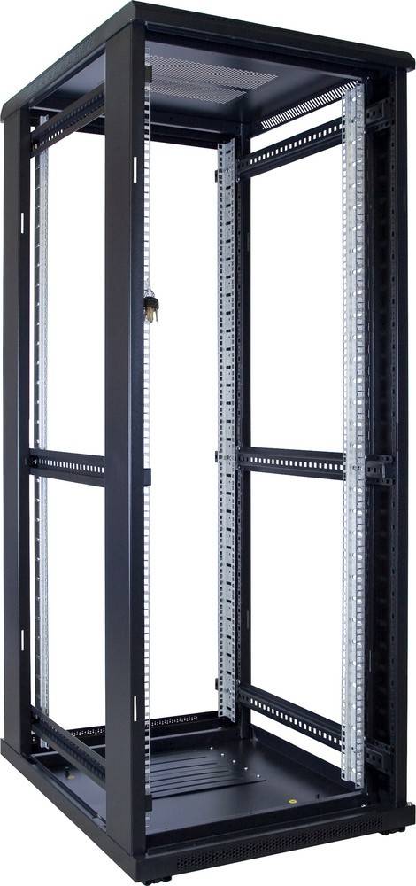 Danicom - 32 HE 19” Serverschrank, mit Glastür (BxTxH) 600 x 800 x 1600mm