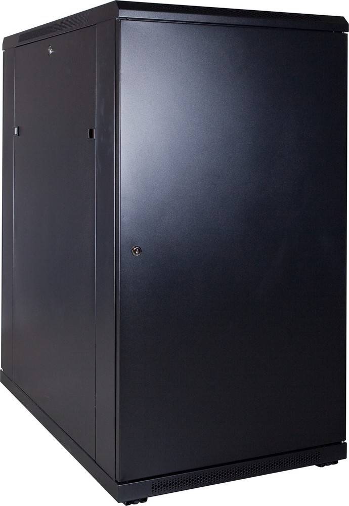 Danicom - 22 HE 19” Serverschrank, mit Glastür (BxTxH) 600 x 1000 x 1200mm