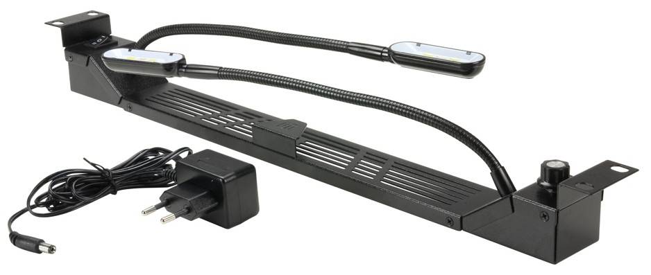 Danicom - 19'' Gooseneck LED Beleuchtung + Dimmer - White/Blue