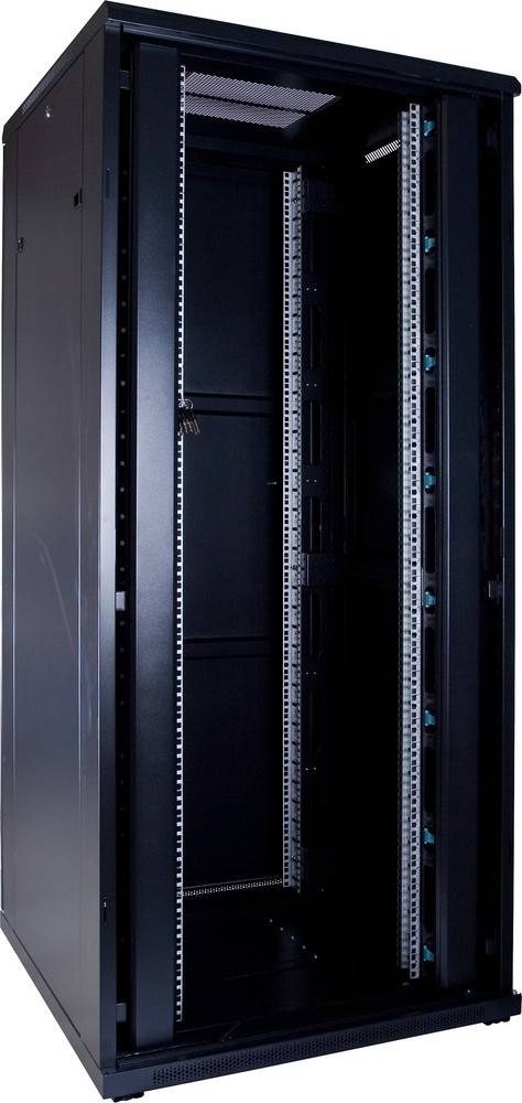 Danicom - 37 HE 19” Serverschrank, mit Glastür (BxTxH) 800 x 800 x 1800mm