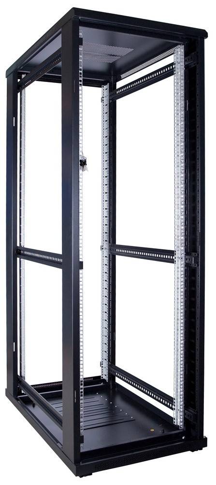 Danicom - 37 HE 19” Serverschrank, mit Glastür (BxTxH) 600 x 1000 x 1800mm