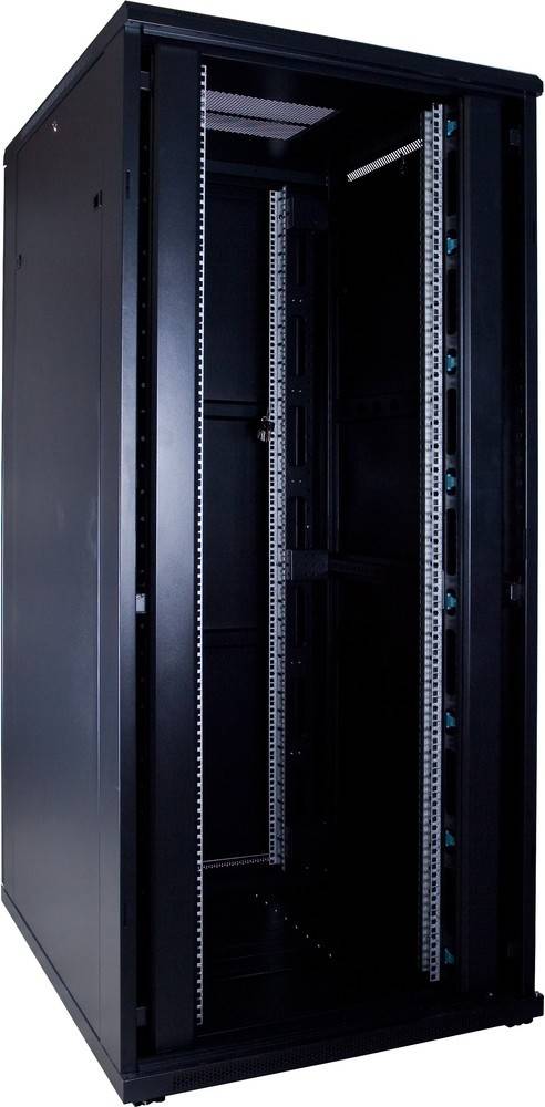 Danicom - 37 HE 19” Serverschrank, mit Glastür (BxTxH) 800 x 1000 x 1800mm