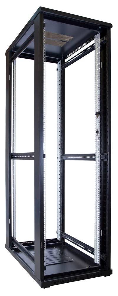 Danicom - 42 HE 19” Serverschrank, mit perforierter Fronttür (BxTxH) 600 x 1000 x 2000mm