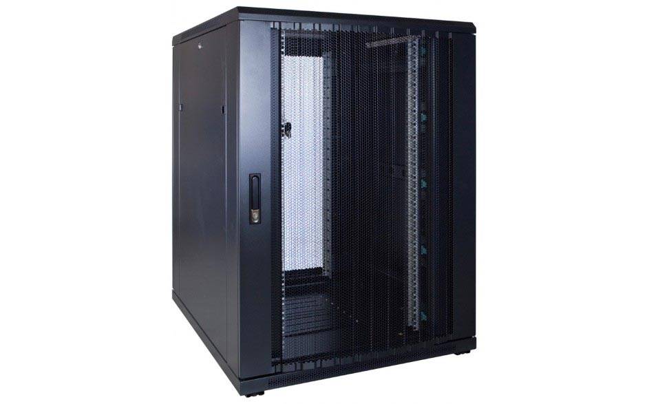 Danicom - 22 HE 19” Serverschrank, mit perforierter Fronttür (BxTxH) 800 x 1000 x 1200mm
