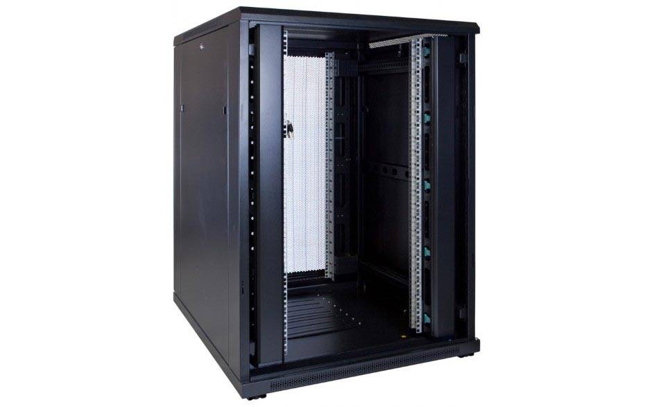 Danicom - 22 HE 19” Serverschrank, mit perforierter Fronttür (BxTxH) 800 x 1000 x 1200mm