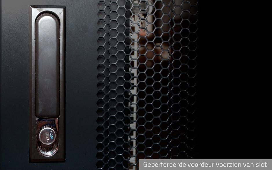 Danicom - 42 HE 19” Serverschrank, mit perforierter Fronttür (BxTxH) 600 x 1200 x 2000mm