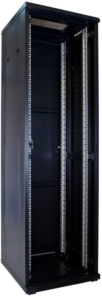 Danicom - 42 HE 19” Serverschrank, mit Glastür (BxTxH) 600 x 600 x 2000mm