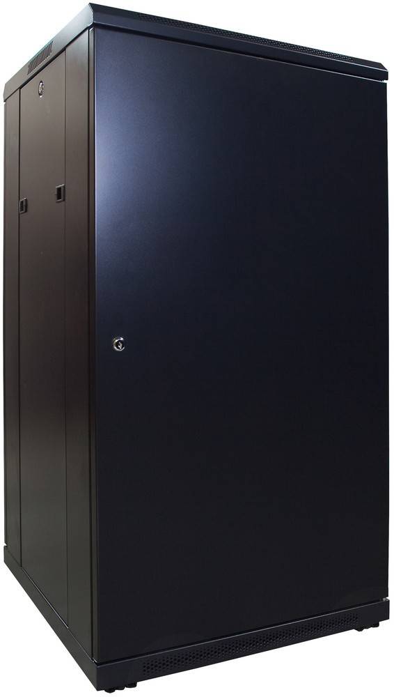 Danicom - 22 HE 19” Serverschrank, mit Glastür (BxTxH) 600 x 600 x 1200mm