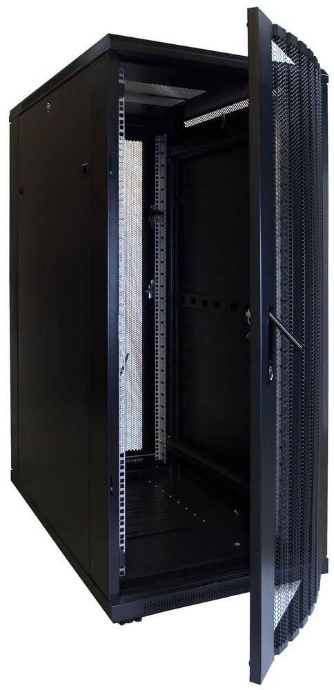 Danicom - 27 HE 19” Serverschrank, mit perforierter Fronttür (BxTxH) 600 x 1000 x 1400mm