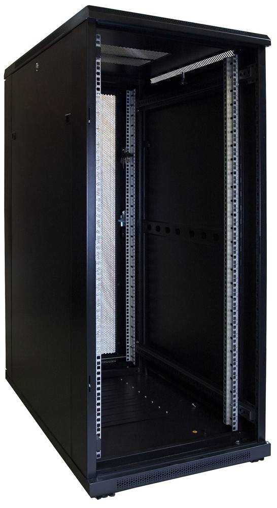 Danicom - 27 HE 19” Serverschrank, mit perforierter Fronttür (BxTxH) 600 x 1000 x 1400mm