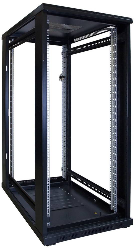 Danicom - 27 HE 19” Serverschrank, mit perforierter Fronttür (BxTxH) 600 x 1000 x 1400mm