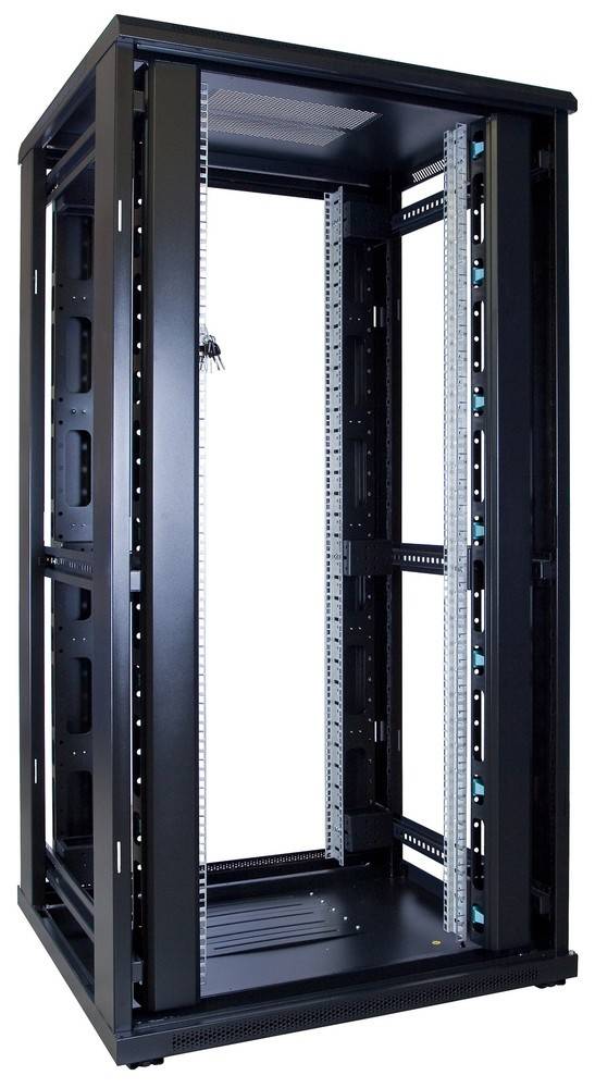 Danicom - 32 HE 19” Serverschrank, mit perforierter Fronttür (BxTxH) 800 x 800 x 1600mm