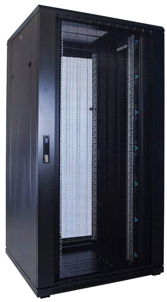 Danicom - 32 HE 19” Serverschrank, mit perforierter Fronttür (BxTxH) 800 x 800 x 1600mm