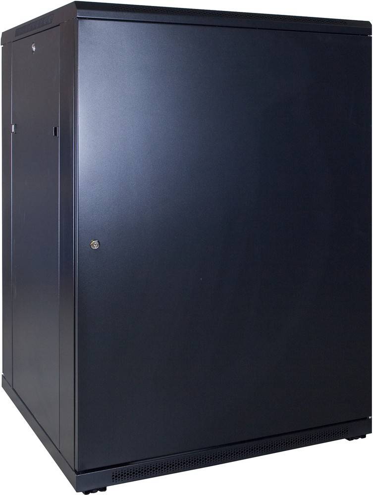 Danicom - 22 HE 19” Serverschrank, mit Glastür (BxTxH) 800 x 800 x 1200mm